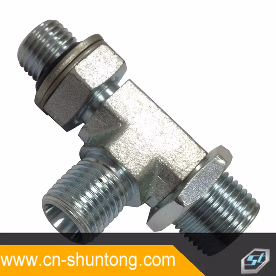 Adaptador hidráulico Jic macho a SAE Boss macho a Jic macho (1JOJ